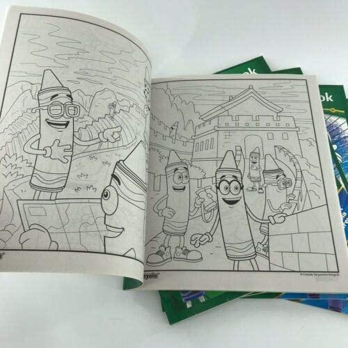 Crayola 64 Page Colouring Book with Crayola Characters - TOYBOX Toy Shop