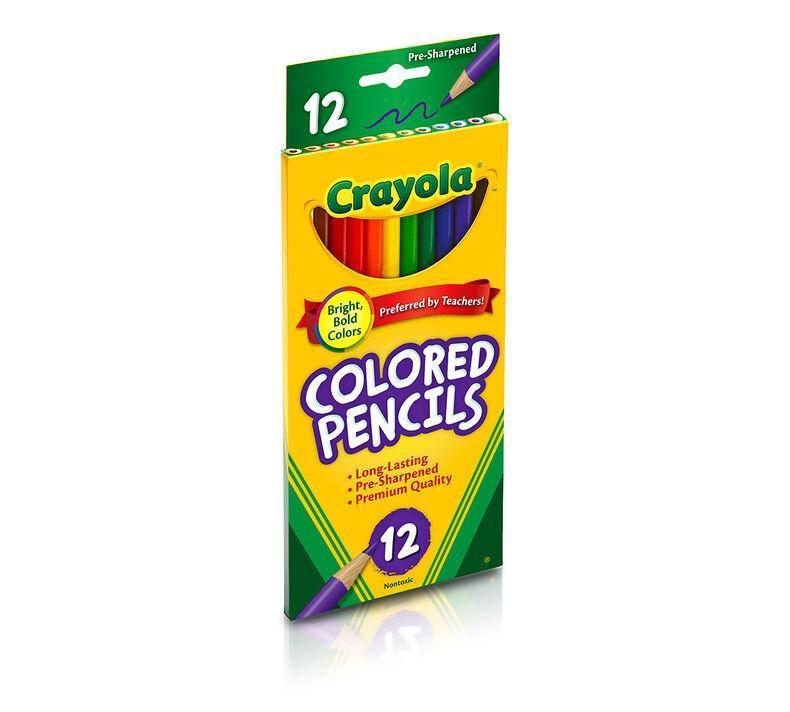 Crayola Colored Pencils, Long, 12 Count - TOYBOX Toy Shop