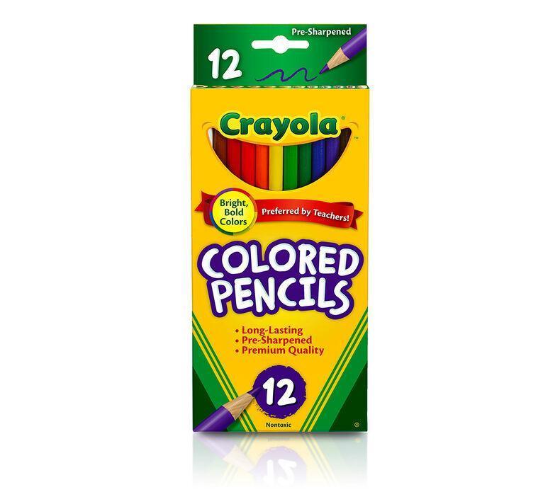 Crayola Colored Pencils, Long, 12 Count - TOYBOX Toy Shop