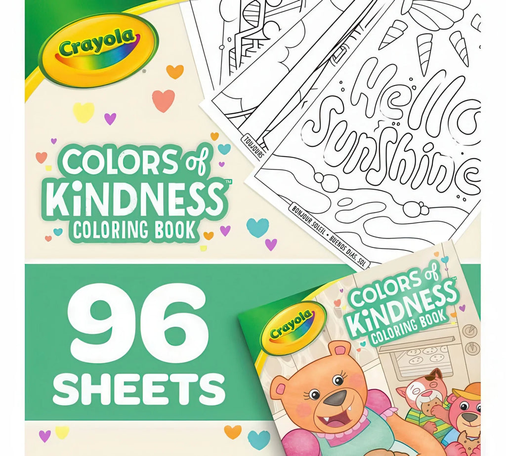 Crayola Colours of Kindness Colouring Book - TOYBOX Toy Shop