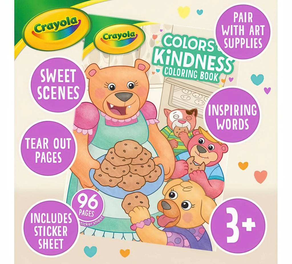 Crayola Colours of Kindness Colouring Book - TOYBOX Toy Shop