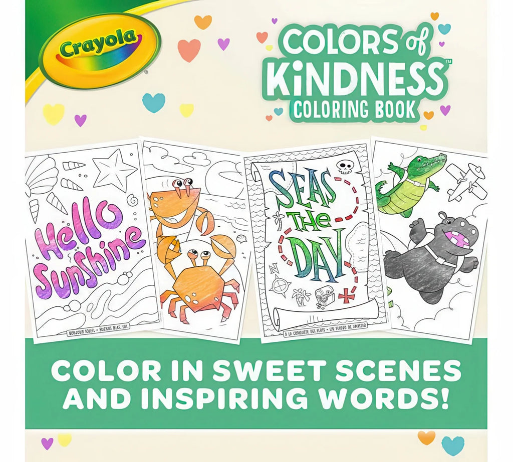 Crayola Colours of Kindness Colouring Book - TOYBOX Toy Shop