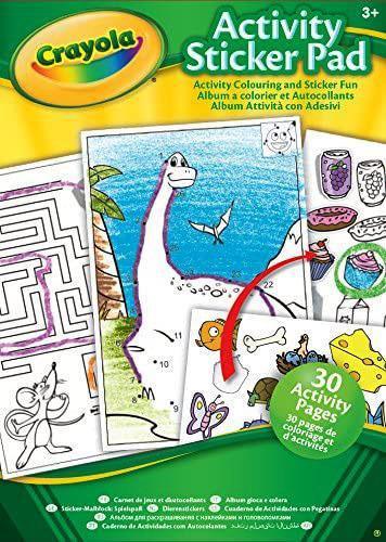 Crayola Funny Faces People Colouring & Sticker Book - Assorted - TOYBOX Toy Shop