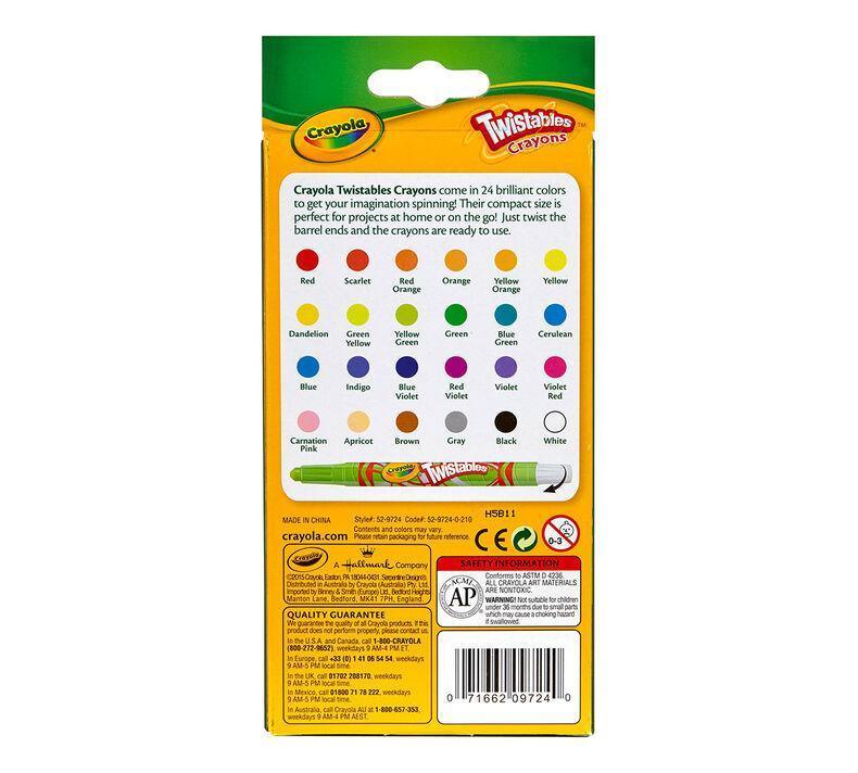 Crayola Mini Twistables Crayons 24 - TOYBOX Toy Shop