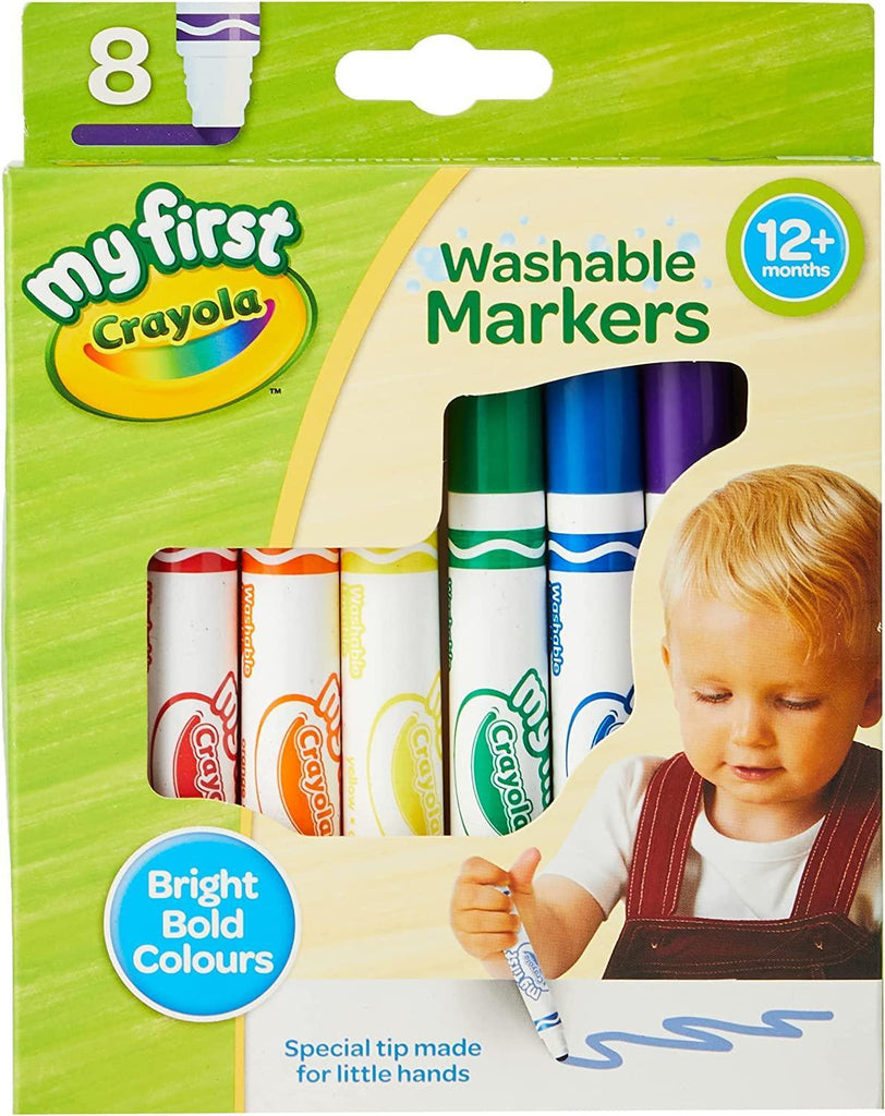 Crayola My First Washable Markers 8 pack - TOYBOX Toy Shop