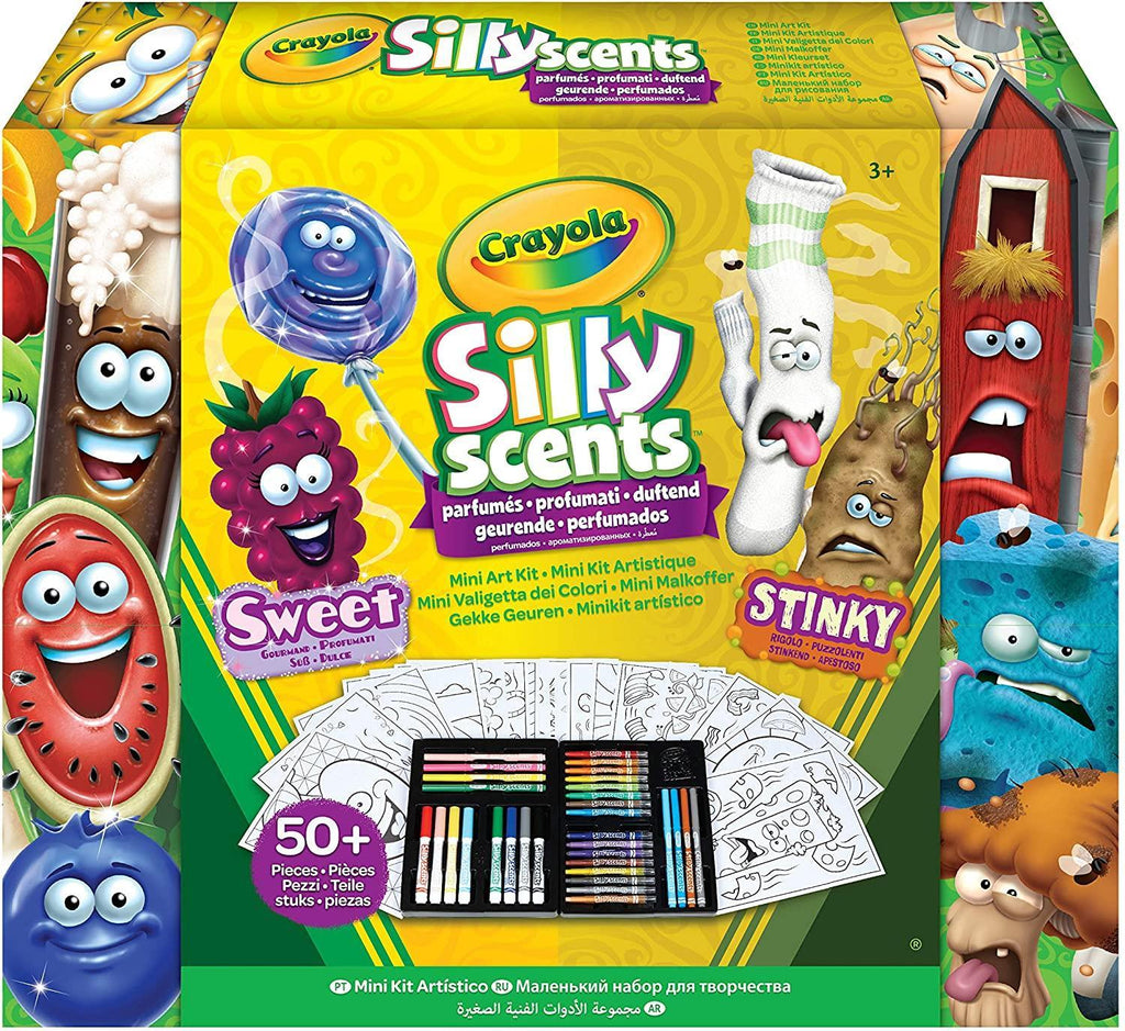 Crayola Silly Scents Mini Inspiration Art Case Colouring Set - TOYBOX Toy Shop