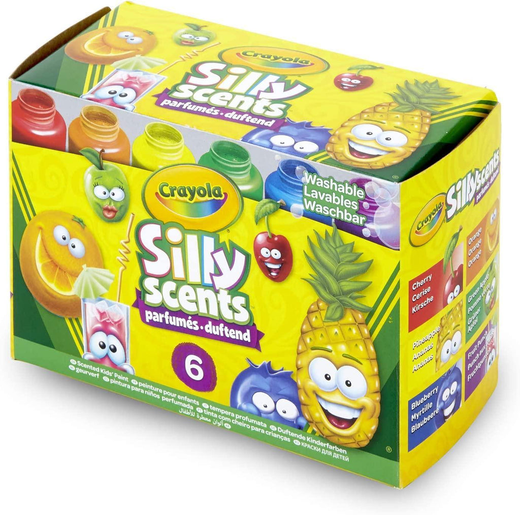 Crayola Silly Scents Washable Scented Kids Paint 6 Pack - TOYBOX Toy Shop