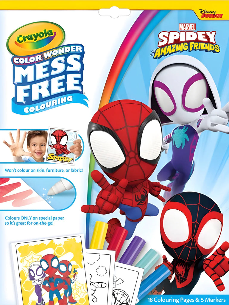 Crayola Spidey & Amazing Friends Colour Wonder - TOYBOX Toy Shop