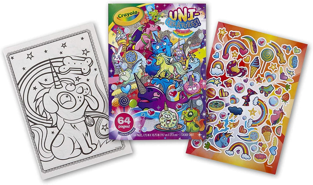 Crayola Uni-Creatures! Colouring Book - TOYBOX Toy Shop