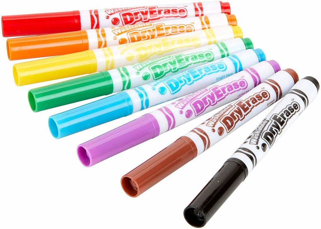 Crayola Washable Dry Erase Markers Pack of 8 - TOYBOX Toy Shop