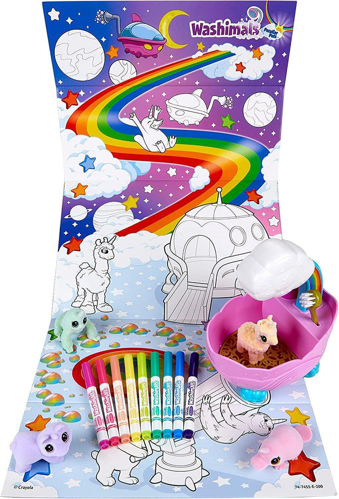 Crayola Washimals Peculiar Pets - Rainbow Wellness Set - TOYBOX Toy Shop