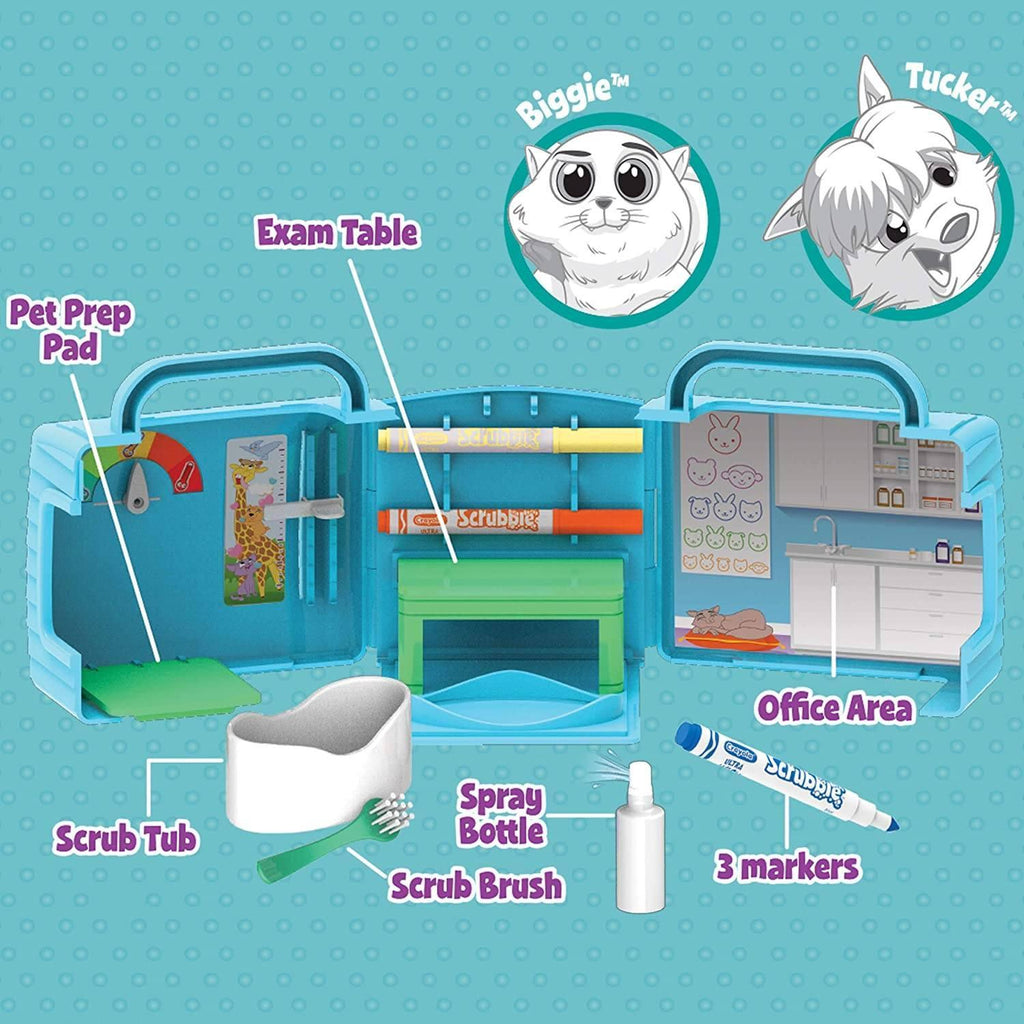 Crayola Washimals Vet Clinic Playset - TOYBOX Toy Shop