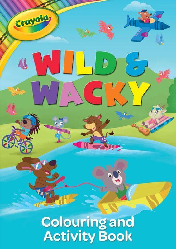 Crayola Wild & Wacky Colouring & Activity Book - TOYBOX Toy Shop