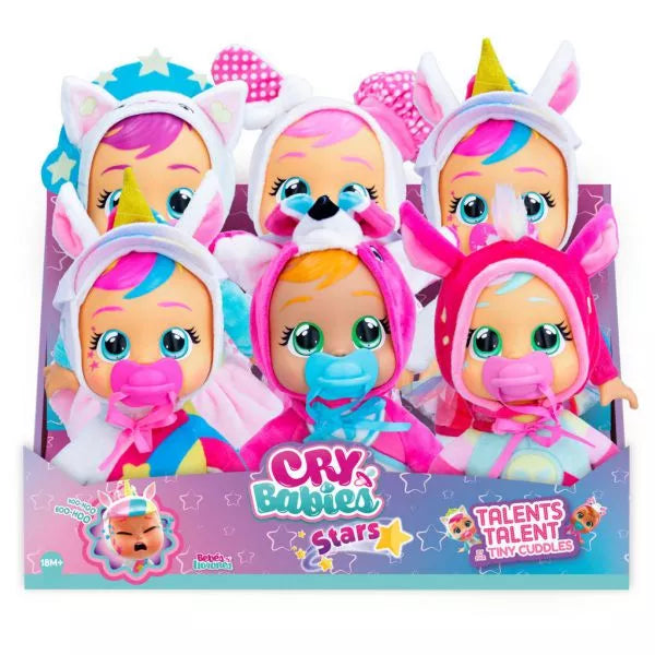 CRY BABIES Stars Talent Tiny Cuddles - Assorted - TOYBOX Toy Shop