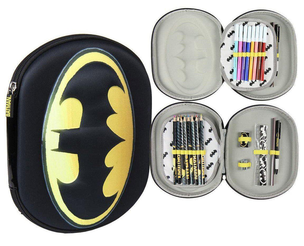 DC Comics 3D Batman Filled Triple Pencil Case - TOYBOX Toy Shop
