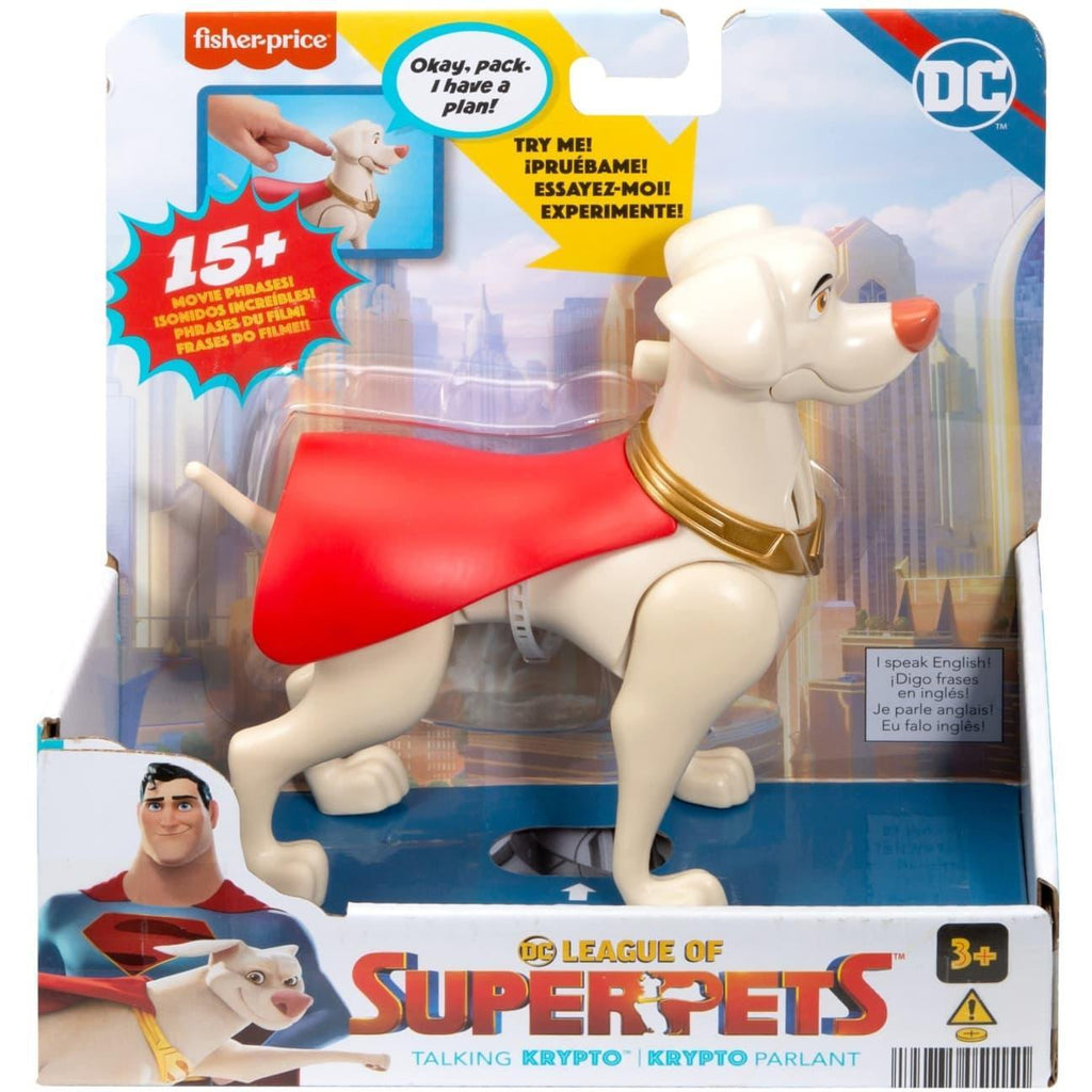 DC League Of Super-Pets Talking Krypto Figure - TOYBOX Toy Shop