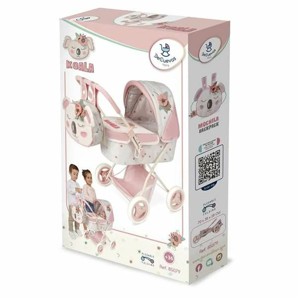 De Cuevas Koala Collection Dolls Pram & Accessories - TOYBOX Toy Shop