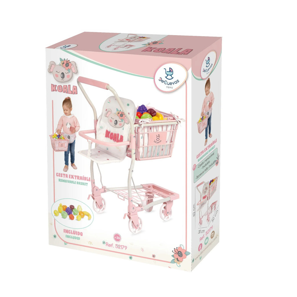 De Cuevas Koala Collection Dolls Shopping Cart - TOYBOX Toy Shop