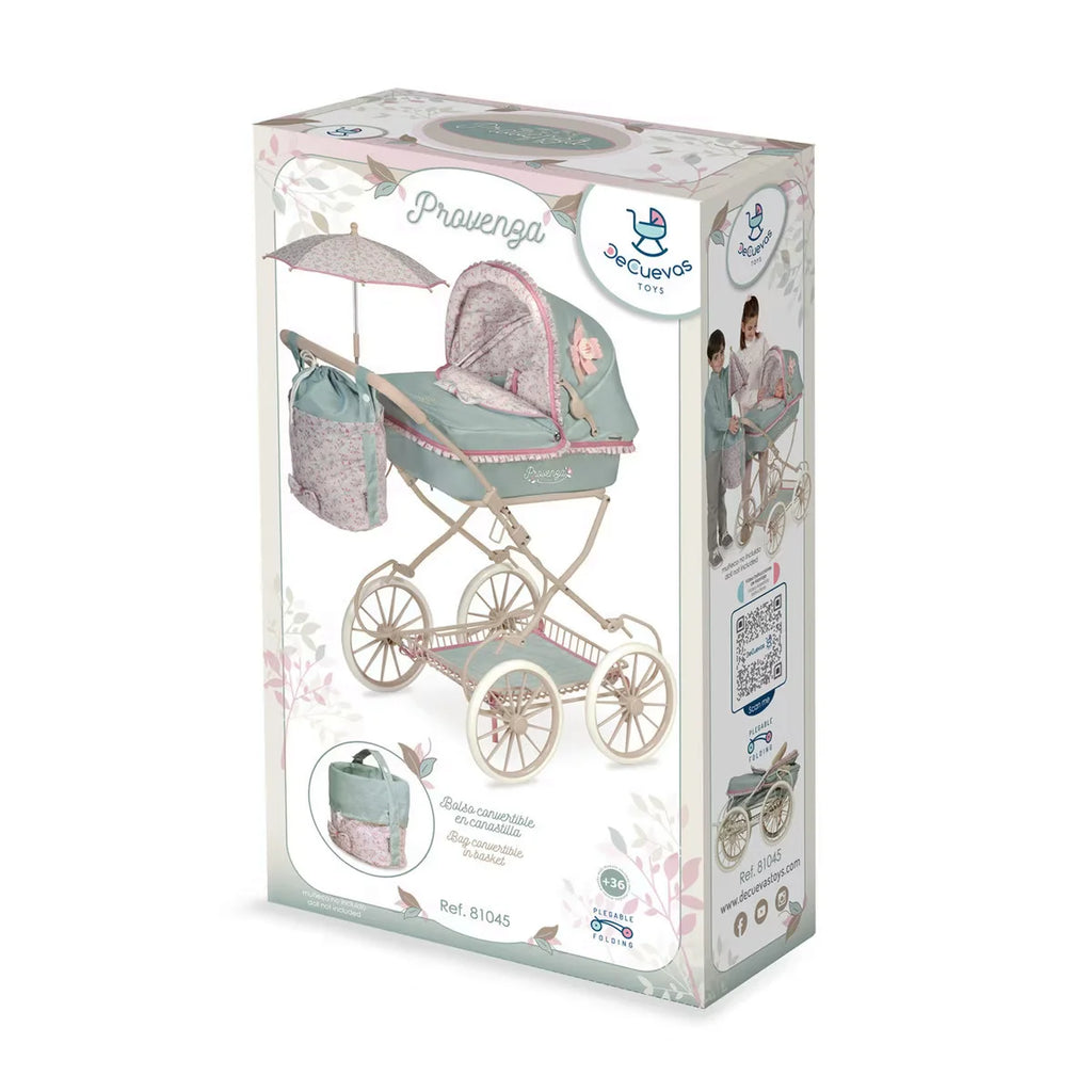 De Cuevas Provenza Collection Folding Dolls Pram - TOYBOX Toy Shop