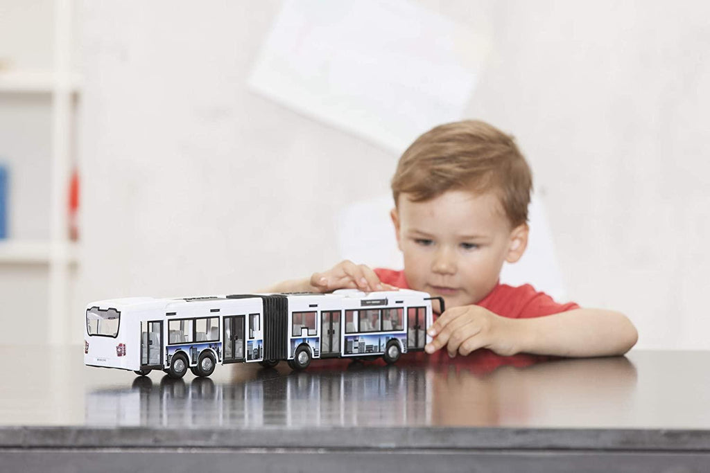 Dickie Toys Express Bendy Bus White - TOYBOX Toy Shop