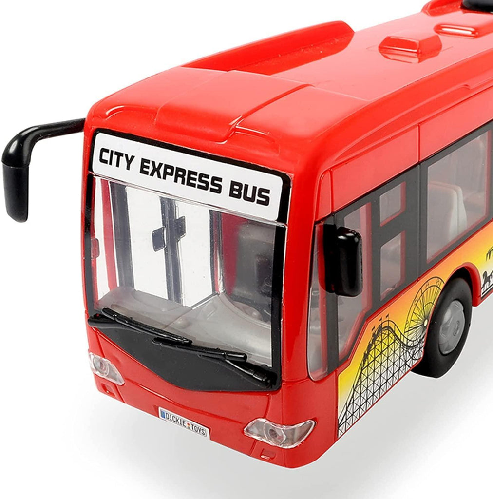 Dickie Toys Express City Bus Red - TOYBOX Toy Shop