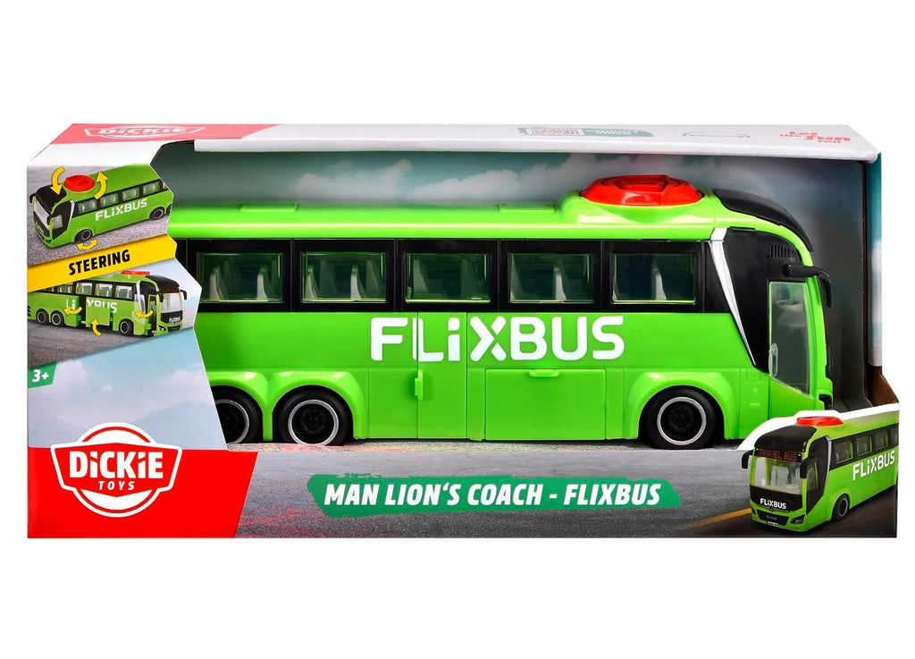 DICKIE Toys MAN Lion's Coach - Flixbus 27cm - TOYBOX Toy Shop