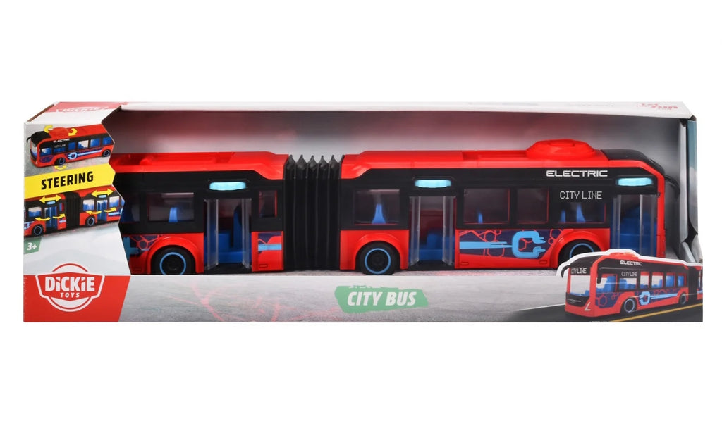 DICKIE Toys Volvo 7900 E Articulated City Bus 40cm - TOYBOX Toy Shop