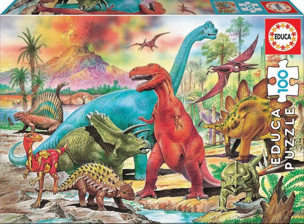 Dinosaurs 100 Puzzle - TOYBOX Toy Shop