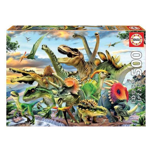 Dinosaurs 500 Puzzle - TOYBOX Toy Shop