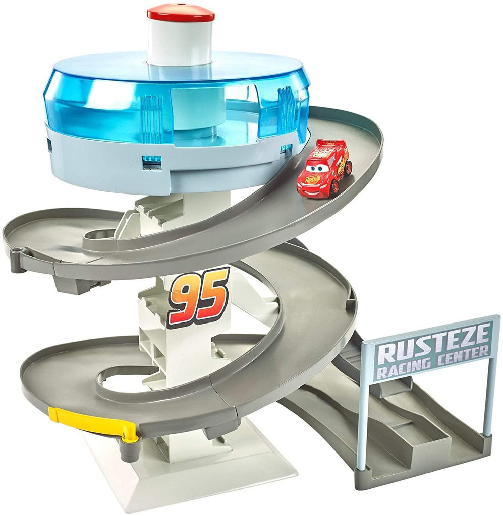 Disney Cars FYN86 Movie Mini Spiral, Spinning Race Set - TOYBOX Toy Shop