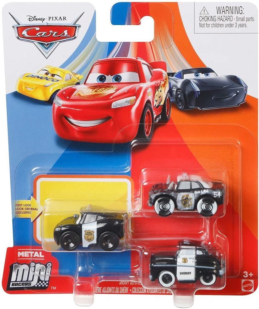 Disney Cars Mini Racers Pack of 3 - Assorted - TOYBOX Toy Shop