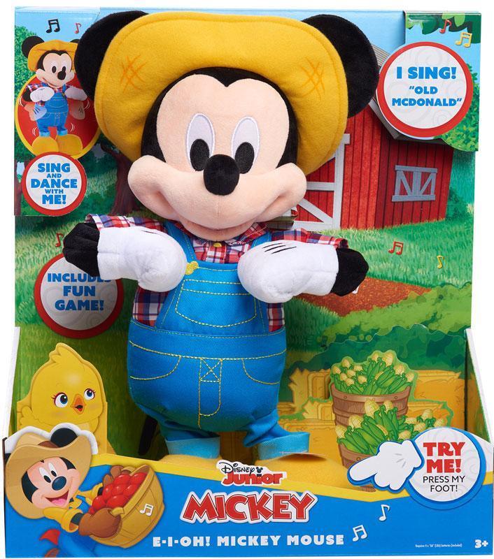 Disney Junior E-I-Oh! Mickey Mouse Interactive Plush Toy - TOYBOX Toy Shop
