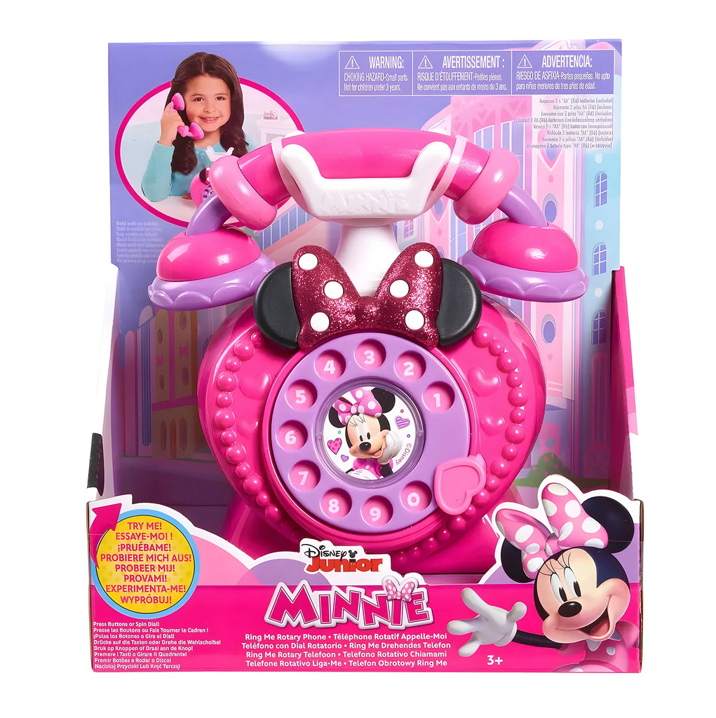 Disney Junior Minnie Mouse Ring Me Rotary Phone - TOYBOX Toy Shop