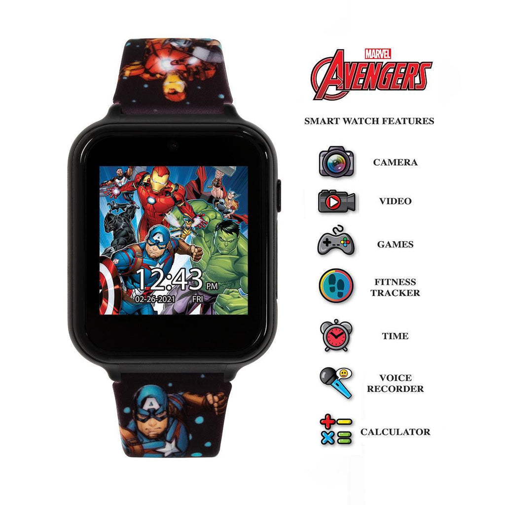 Disney Marvel Avengers Printed Silicone Strap Watch - TOYBOX Toy Shop