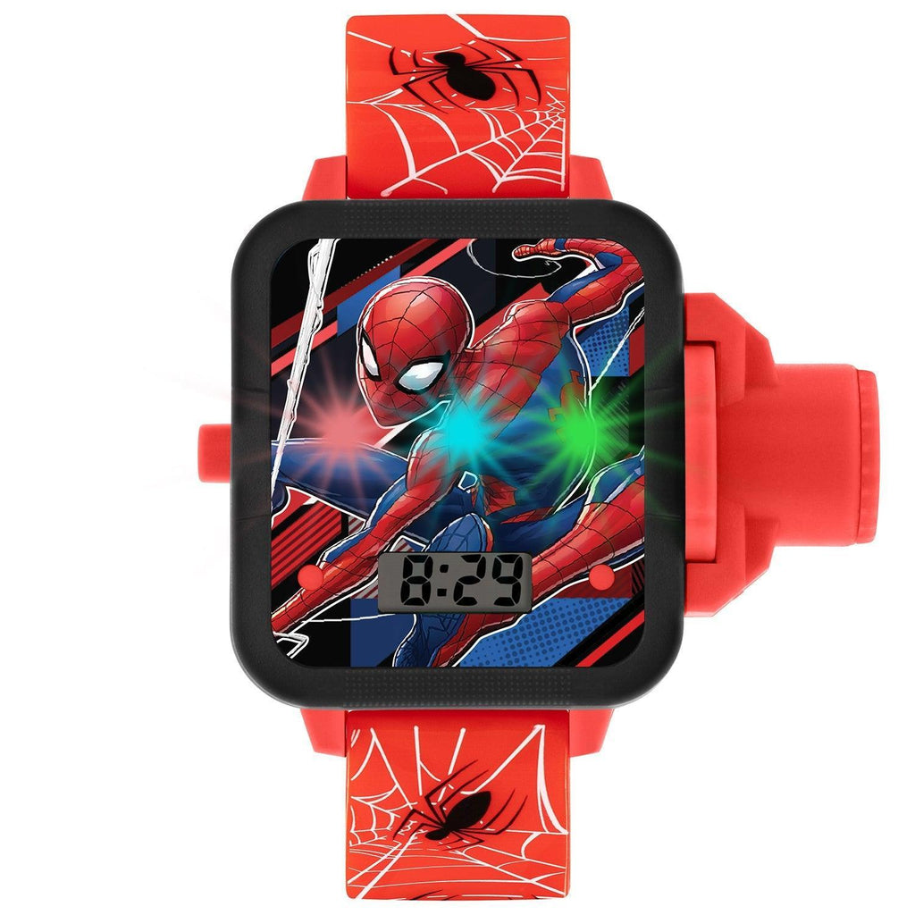 Disney Marvel Spiderman Red Strap Projection Watch - TOYBOX Toy Shop