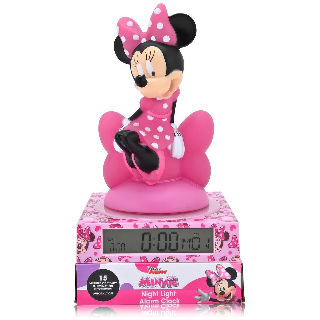 Disney Minnie Mouse 3D Nightlight Alarm Clock - TOYBOX Toy Shop