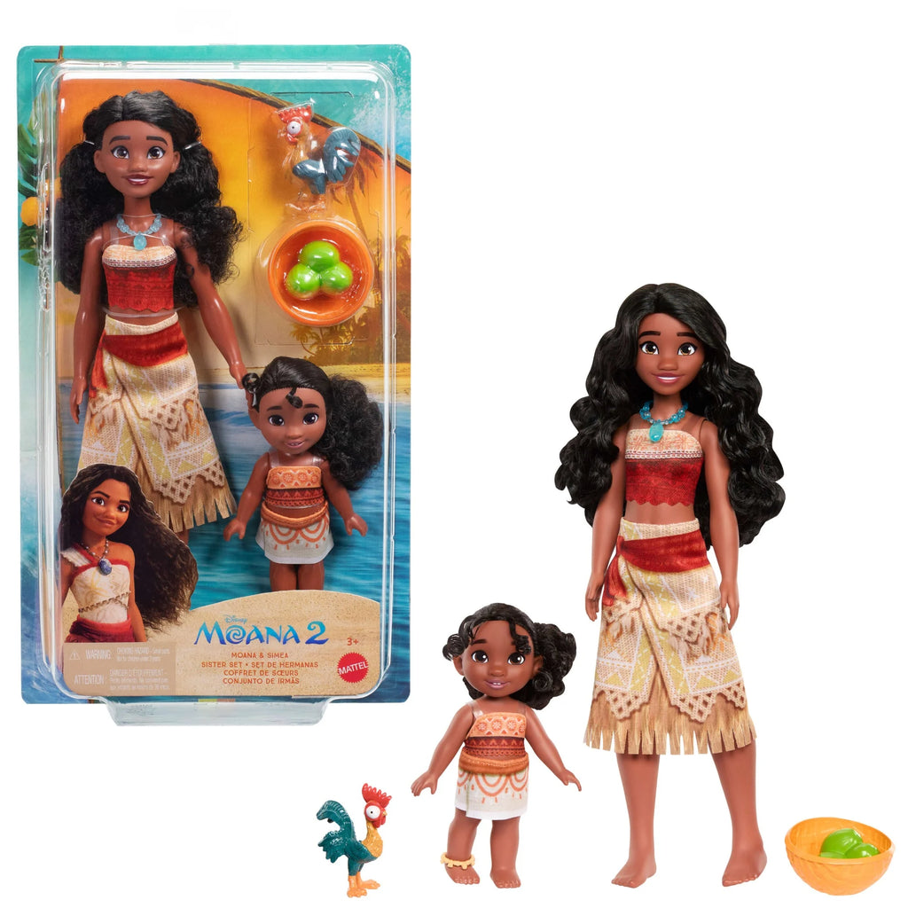 Disney Moana 2 Moana & Simea Sister Set - TOYBOX Toy Shop