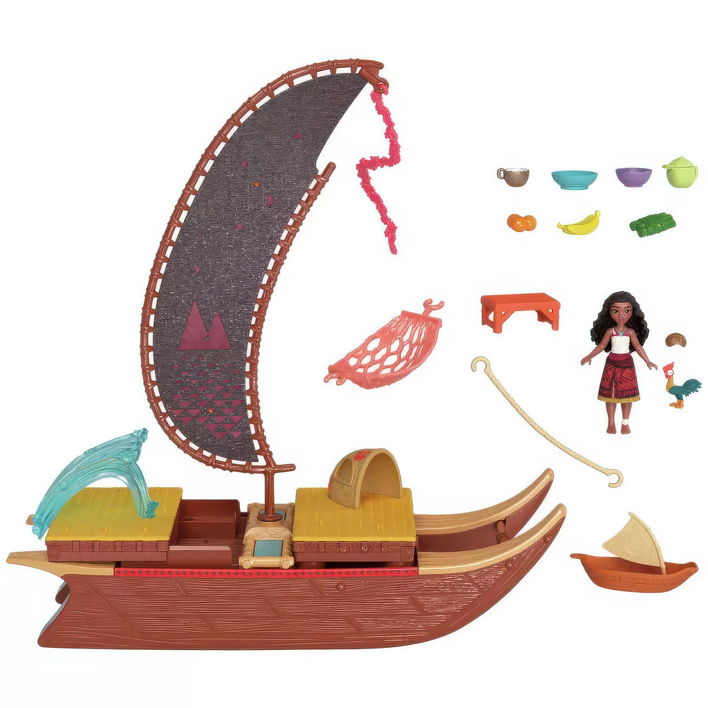 Disney Moana 2 Moana's Adventure Canoe Playset with Doll - TOYBOX Toy Shop