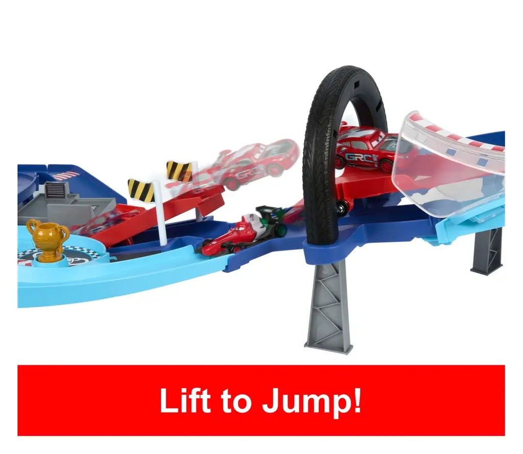 Disney Pixar Cars Global Racers Cup Jumping Raceway Playset - TOYBOX Toy Shop