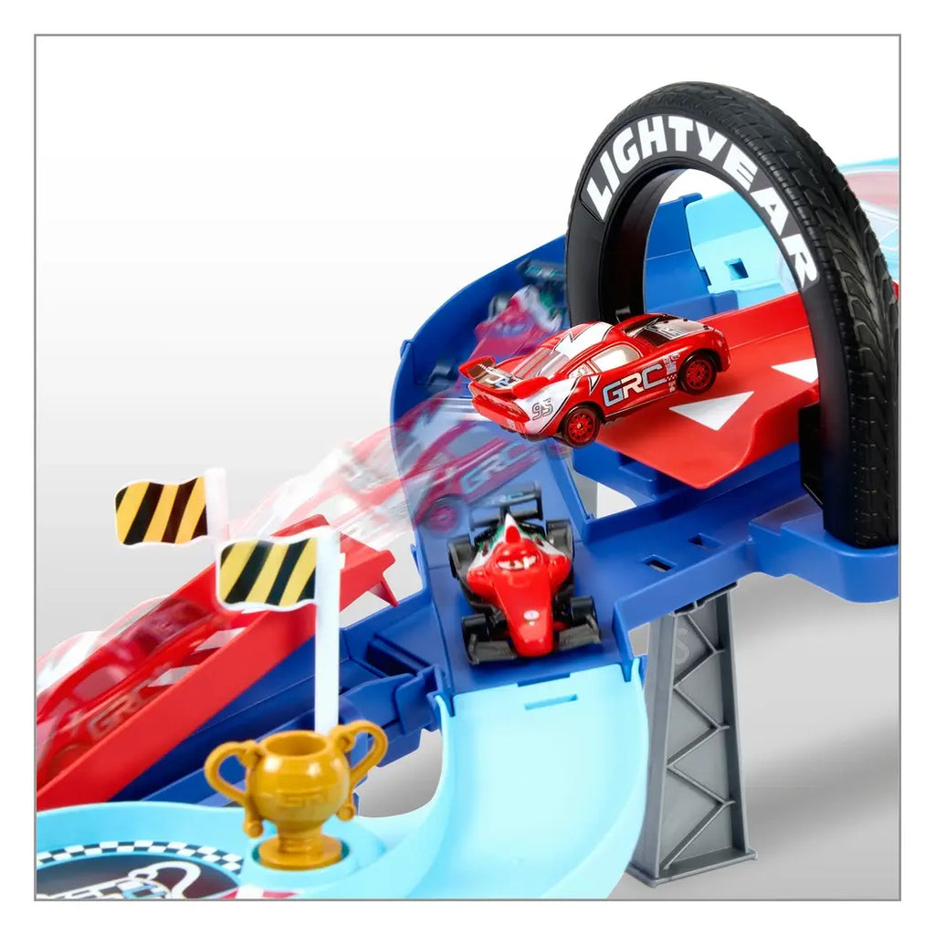 Disney Pixar Cars Global Racers Cup Jumping Raceway Playset - TOYBOX Toy Shop