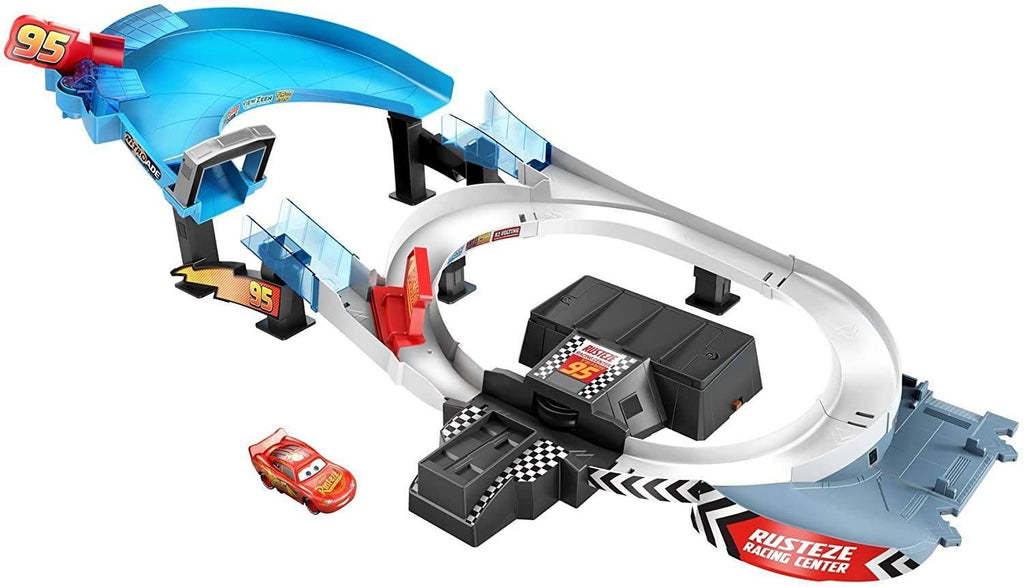 Disney Pixar Cars McQueen Rusteze Double Circuit Speedway - TOYBOX Toy Shop