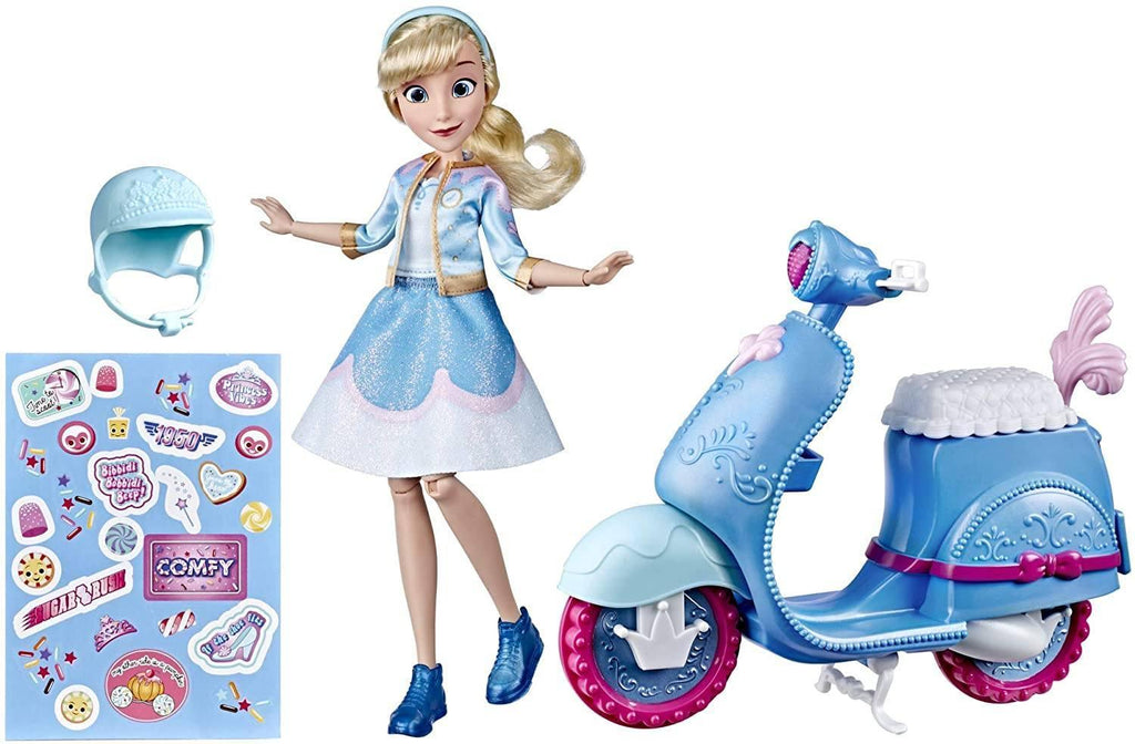 Disney Princess Comfy Squad Cinderella's Sweet Scooter, Fashion Doll - TOYBOX Toy Shop