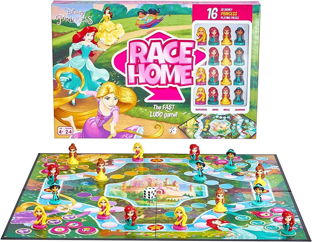 Disney Princess Race Home Board Game - TOYBOX Toy Shop