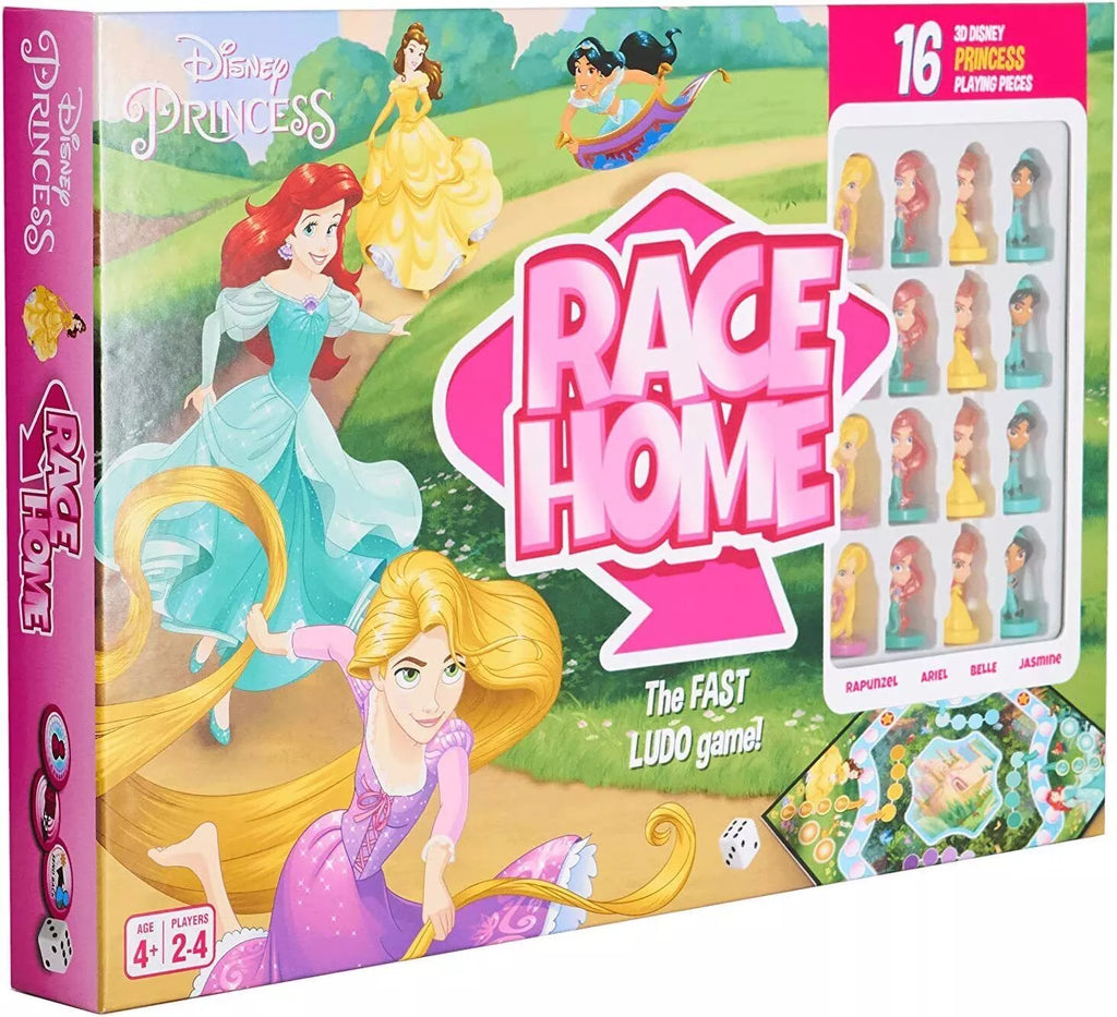 Disney Princess Race Home Board Game - TOYBOX Toy Shop