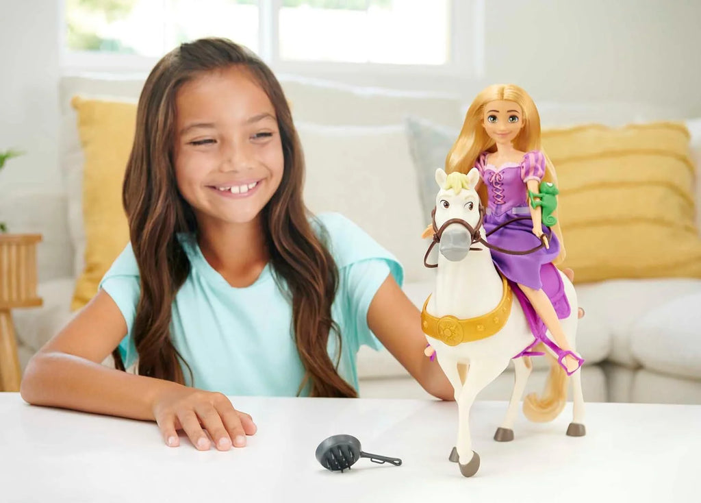 Disney Princess Rapunzel Doll with Maximus Horse - TOYBOX Toy Shop