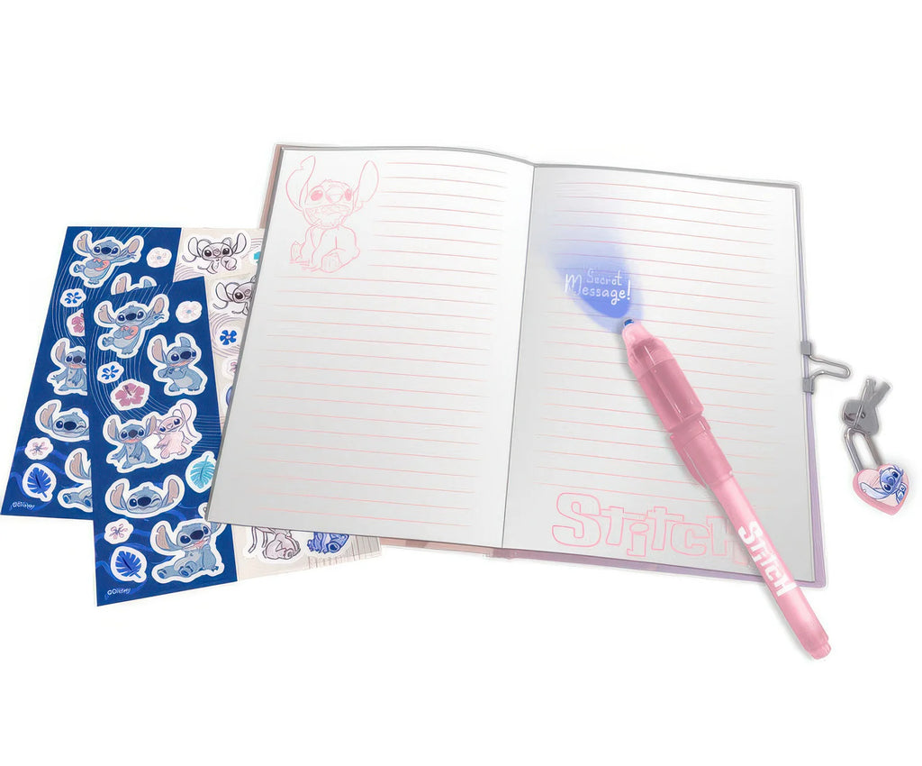 Disney Stitch A5 Secret Diary and Magic Pen - TOYBOX Toy Shop