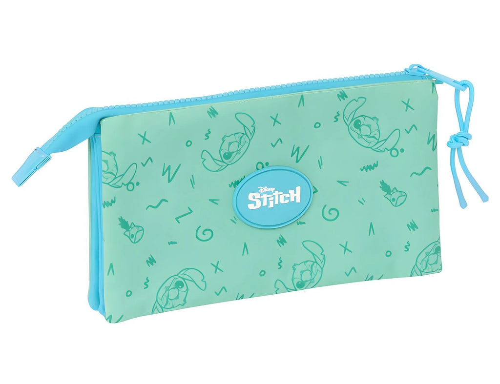 Disney Stitch Aloha Triple Pencil Case - TOYBOX Toy Shop