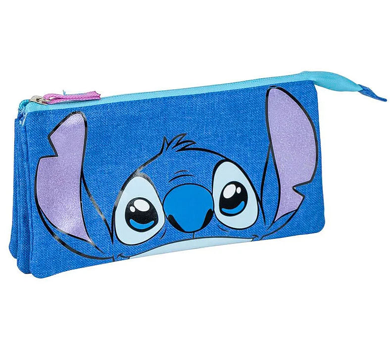 Disney Stitch Triple Pencil Case - TOYBOX Toy Shop