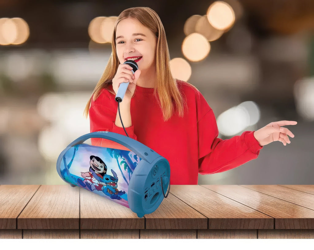 Disney Stitch Bluetooth Karaoke Light Speaker with Microphone - TOYBOX Toy Shop