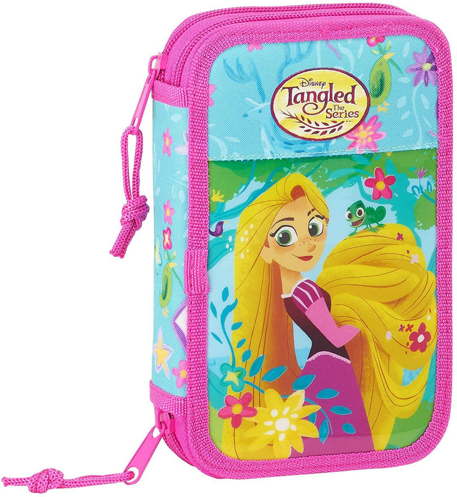 Disney Tangled Double Pencil Case Filled With Stationery - TOYBOX Toy Shop